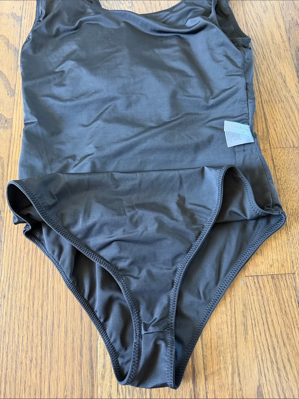 Caroline Constas Black One-Piece Swimsuit with White Bows